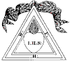 Equilateral Triangle of Gold with Flaming Heart